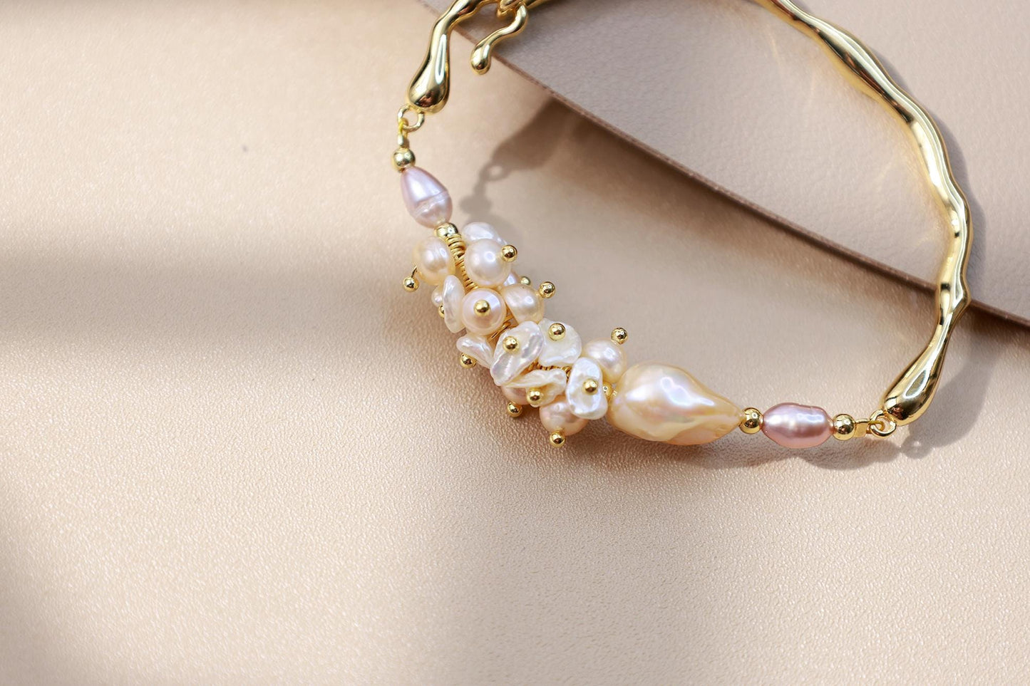 "Flowers in Bloom" Baroque Statement Bangle