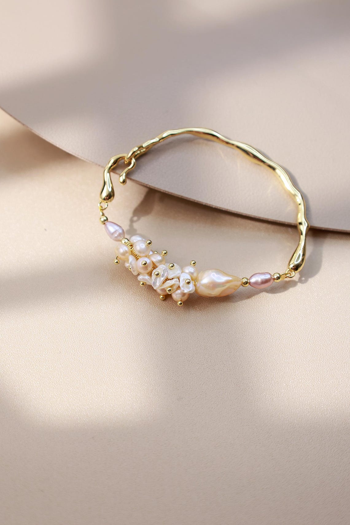 "Flowers in Bloom" Baroque Statement Bangle