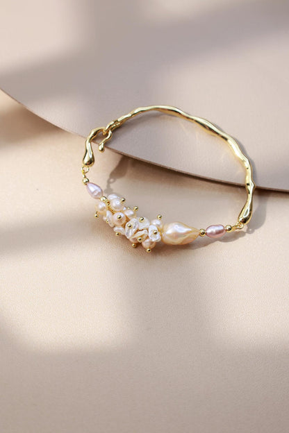 "Flowers in Bloom" Baroque Statement Bangle
