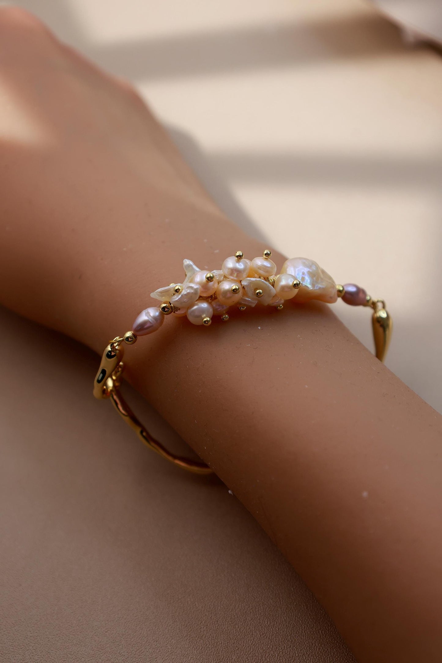 "Flowers in Bloom" Baroque Statement Bangle