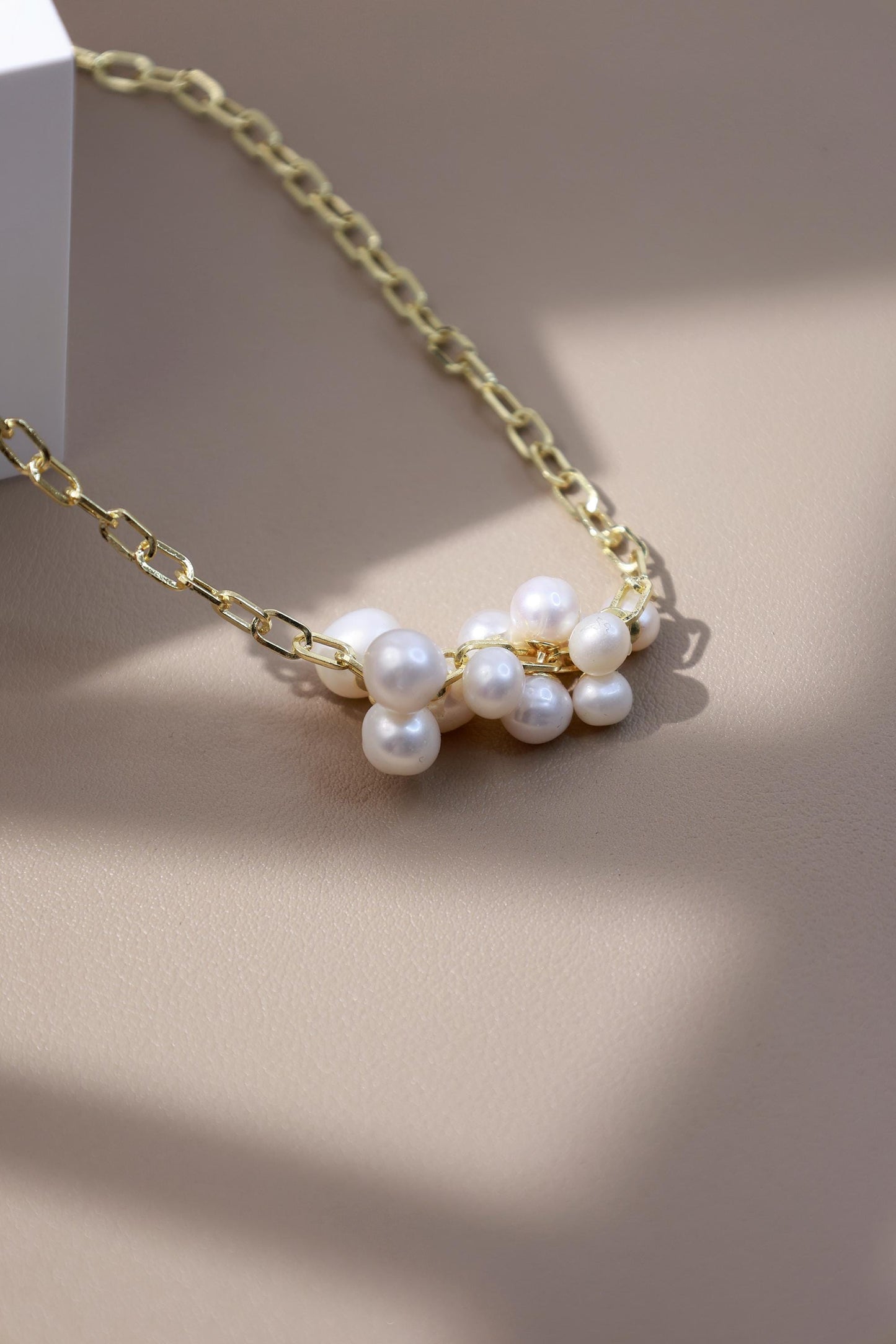Vintage Pearl Cluster Statement Pendant