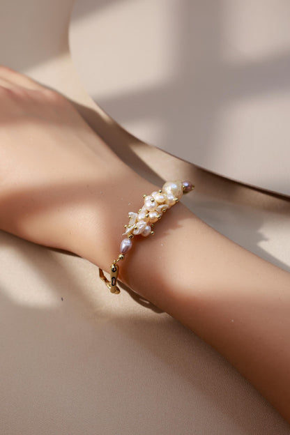 "Flowers in Bloom" Baroque Statement Bangle