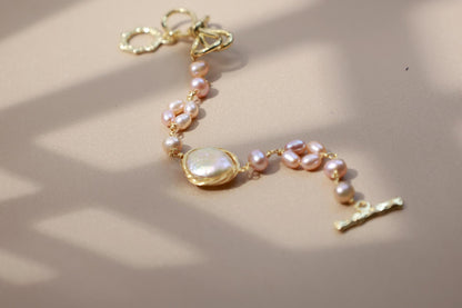 Baroque Pearl Bow Knot Bracelet