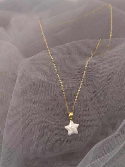 Baroque Pearl Pendant Necklace - Crafted with Sterling silver