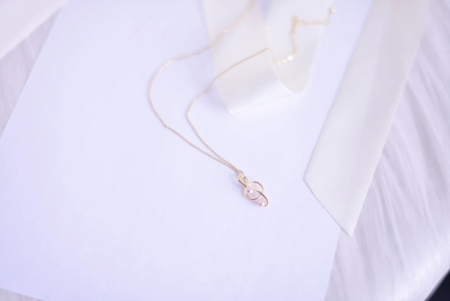 Handmade freshwater purple pearl set/Tiny Exquisite  Music Note