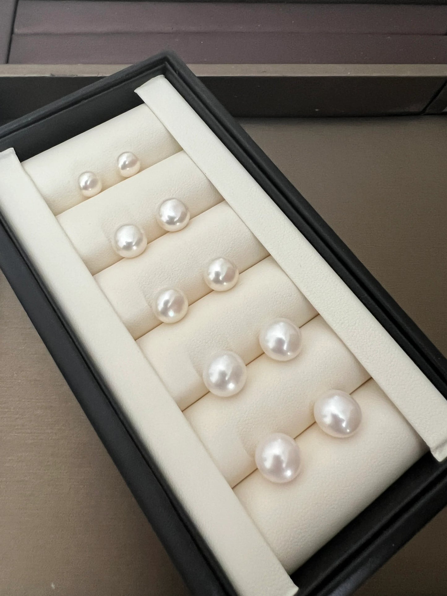 Freshwater Pearl Sterling Silver gold vermeil Stud Earrings
