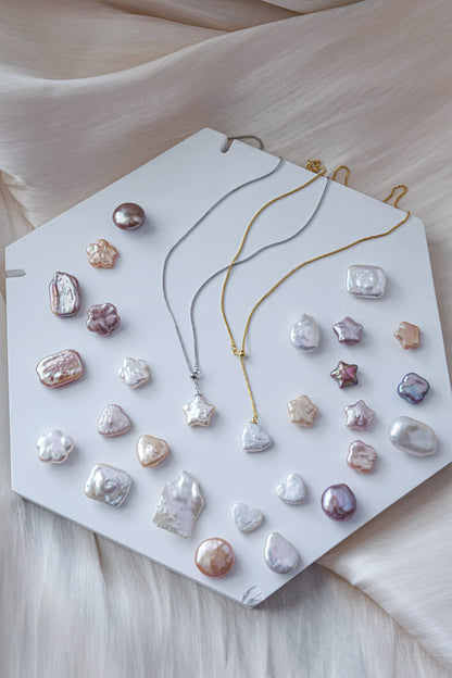 Sterling Silver Pearl Y Necklace - Crafted with Natural Pearl