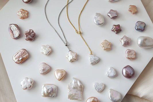 Sterling Silver Pearl Y Necklace - Crafted with Natural Pearl