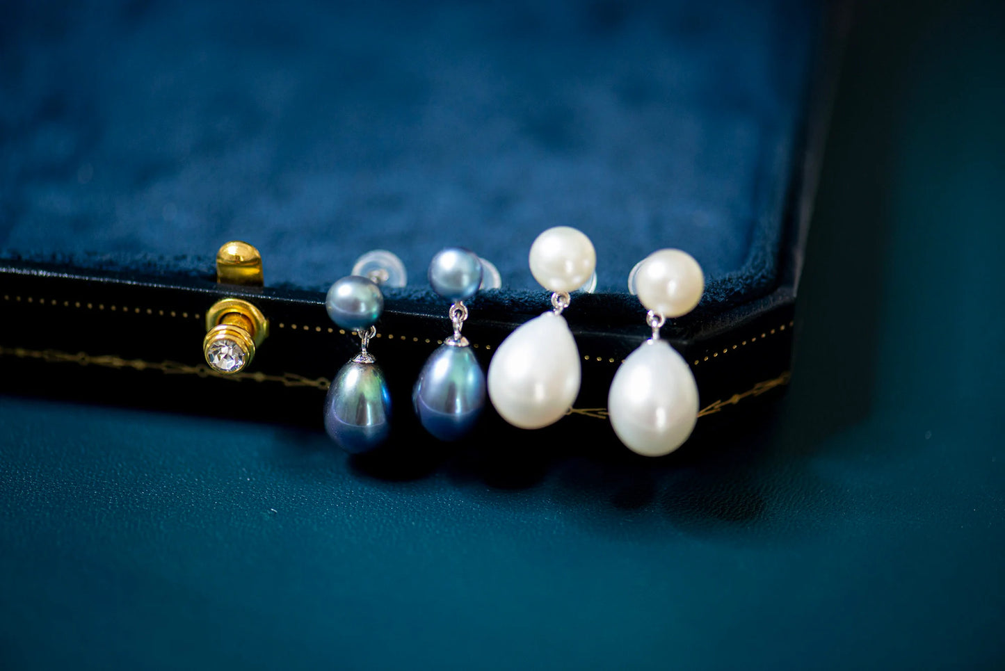 Freshwater Pearl Drop Earrings - Crafted with Silver