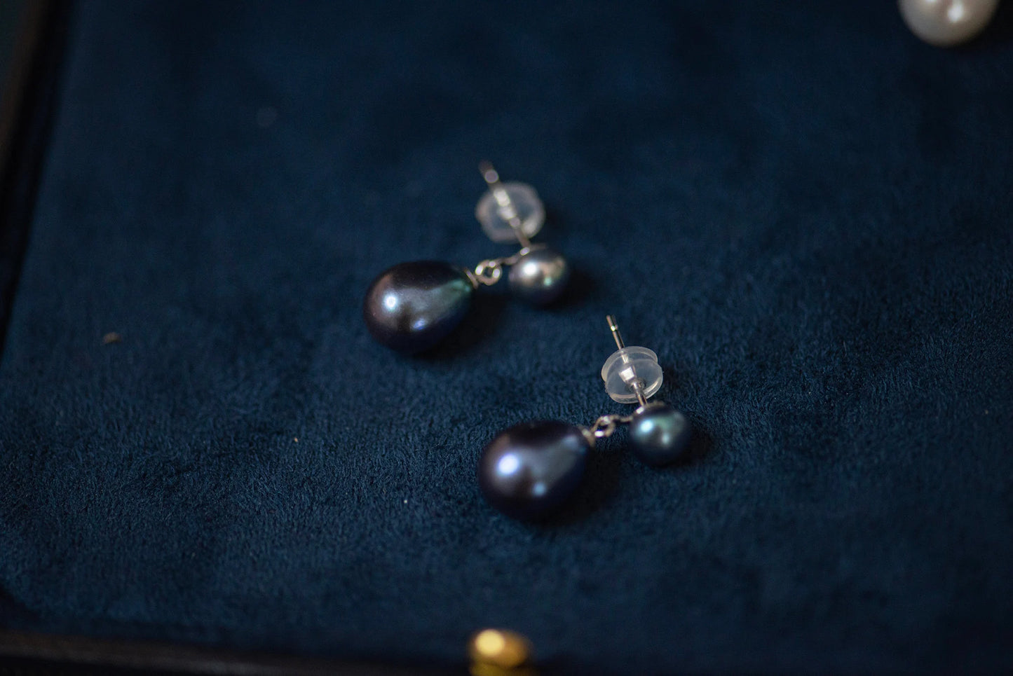 Freshwater Pearl Drop Earrings - Crafted with Silver