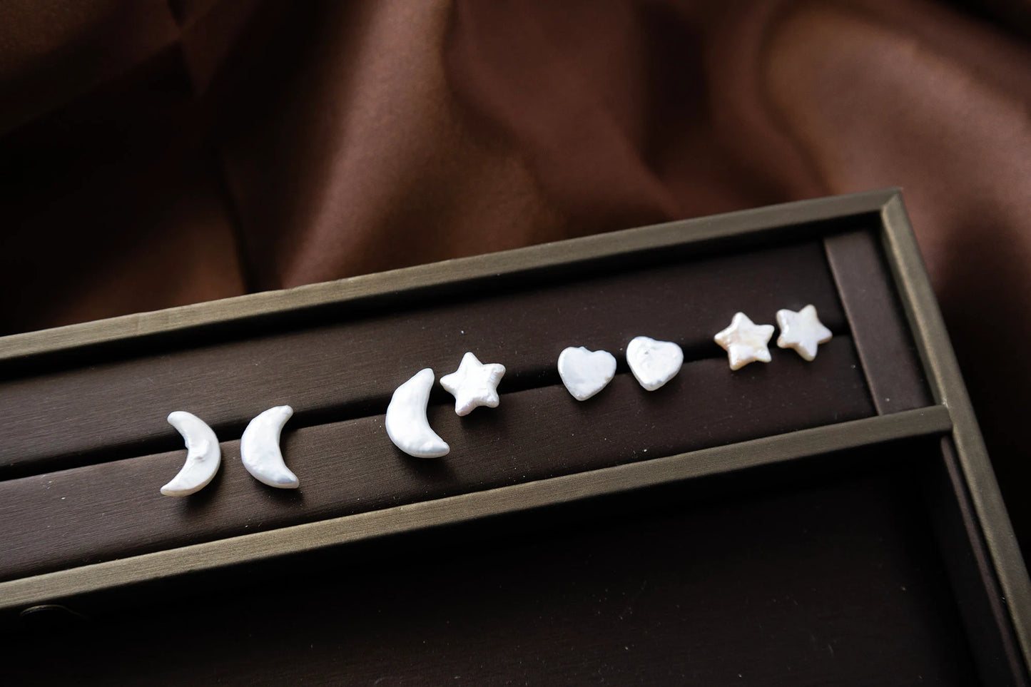 Handmade Sterling Silver Freshwater Pearl Stud Earrings - Crafted