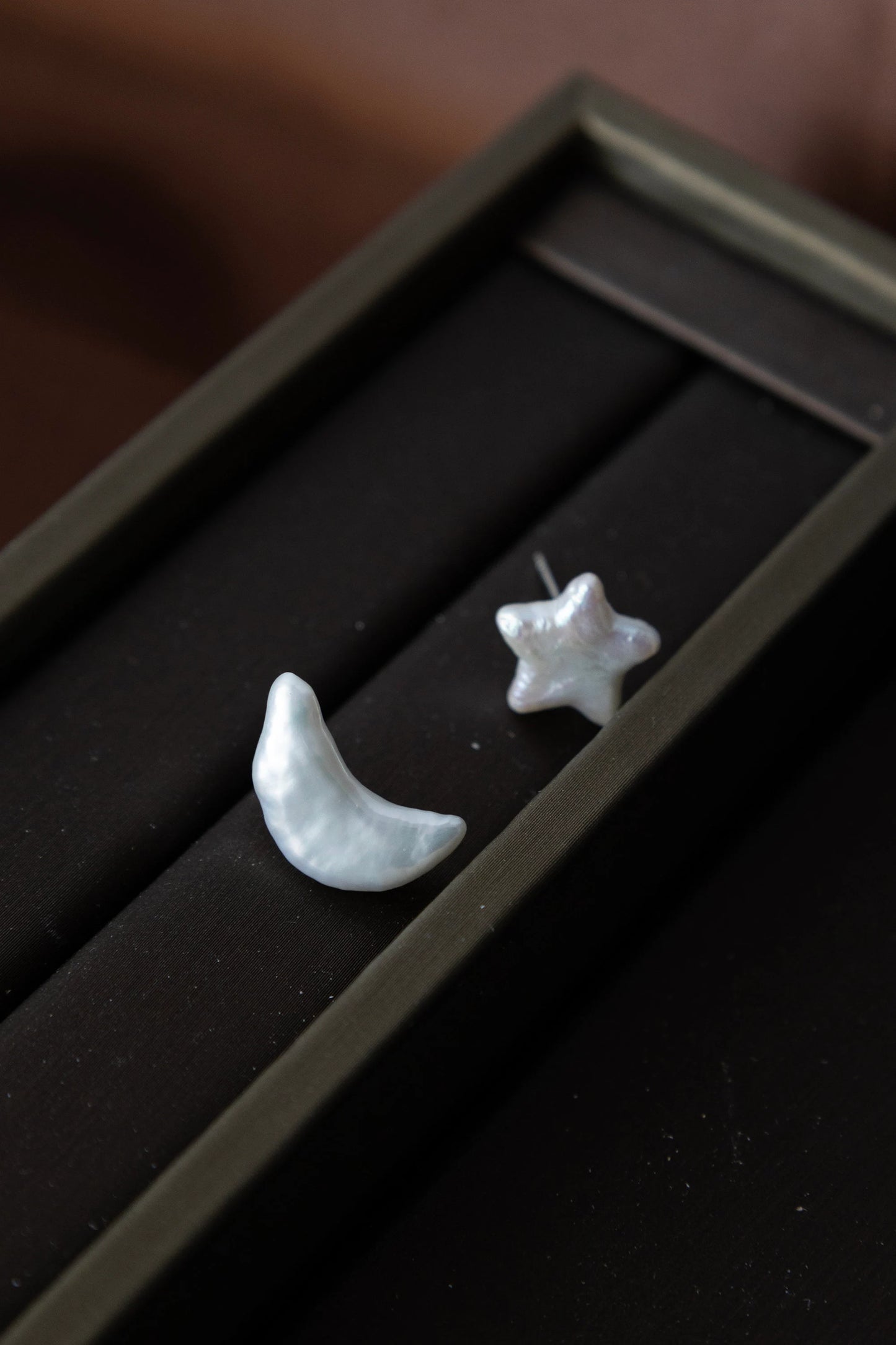 Handmade Sterling Silver Freshwater Pearl Stud Earrings - Crafted