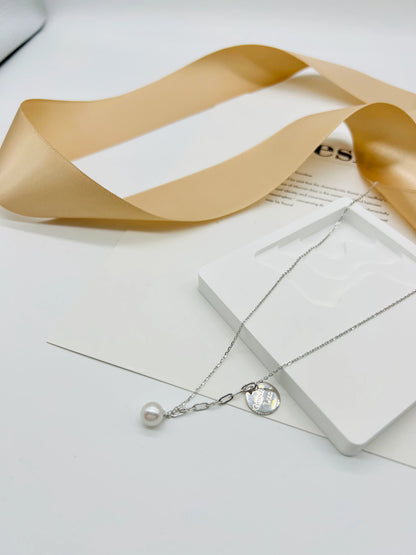 Handmade Sterling Silver Pearl Necklace