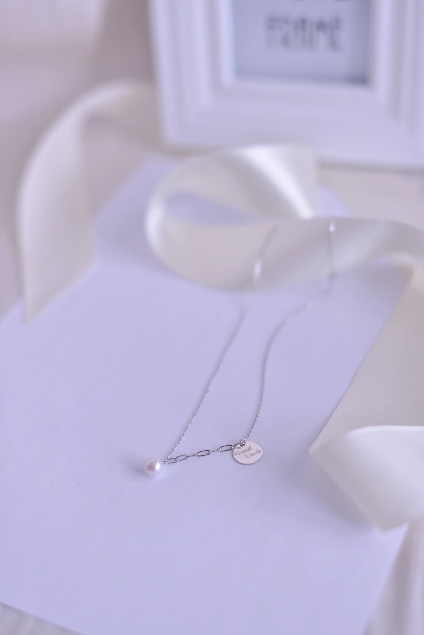 Handmade Sterling Silver Pearl Necklace