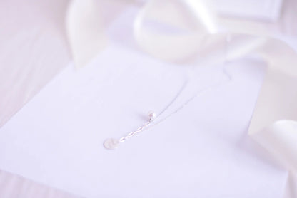 Handmade Sterling Silver Pearl Necklace