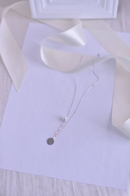 Handmade Sterling Silver Pearl Necklace
