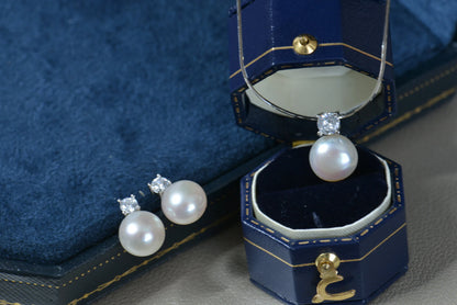 Handmade Sterling Silver Pearl Jewelry Set