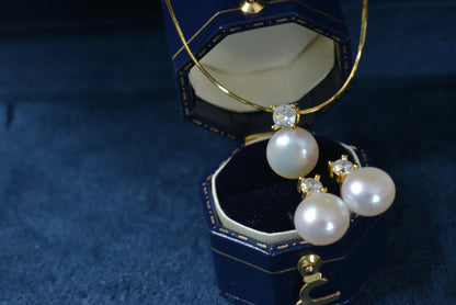 Handmade Sterling Silver Pearl Jewelry Set