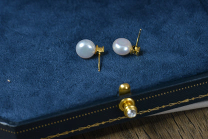 Handmade Sterling Silver Pearl Jewelry Set