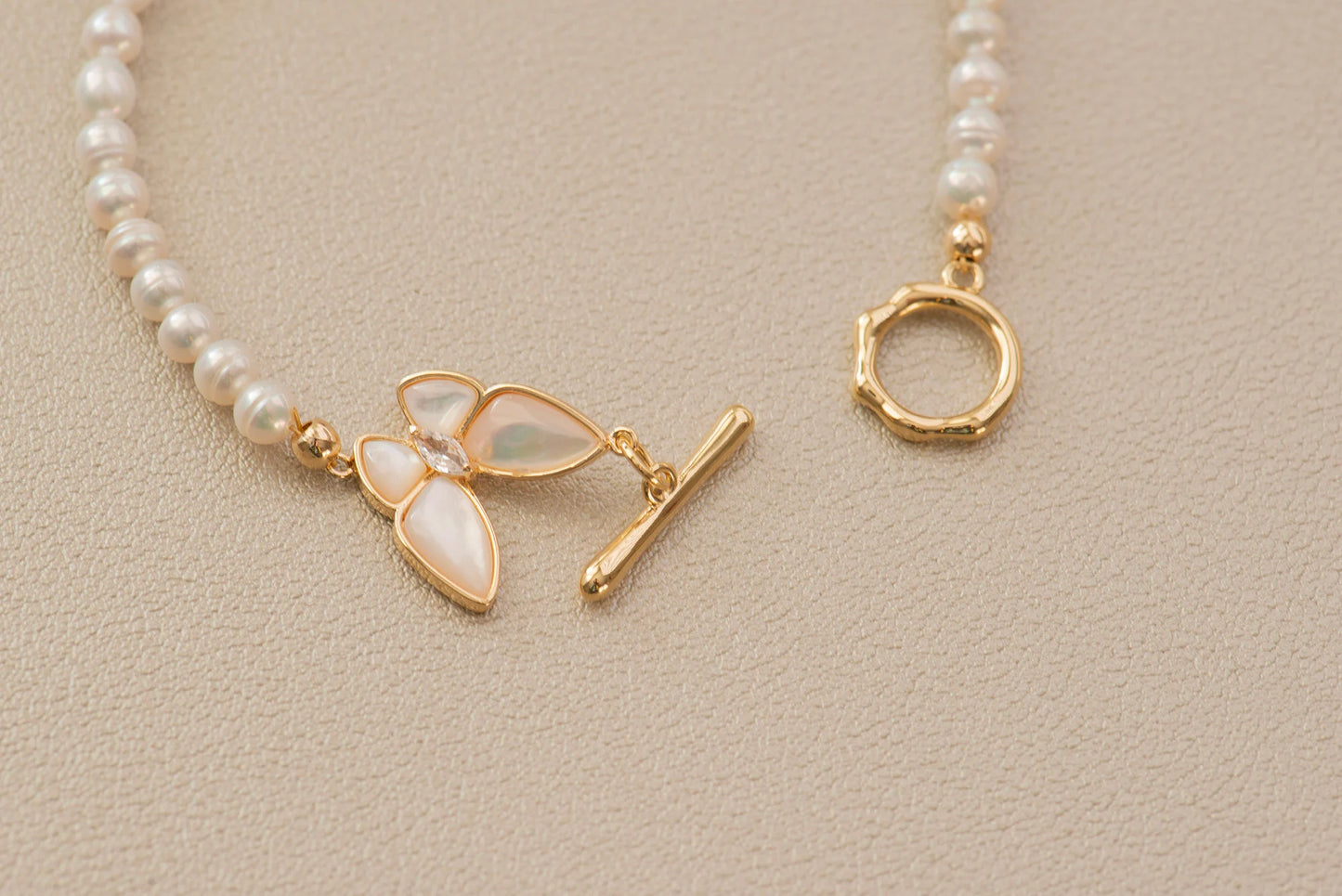 Handmade Pearl Bracelet - Crafted with Copper