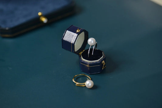 Dainty Sterling Silver Pearl Ring