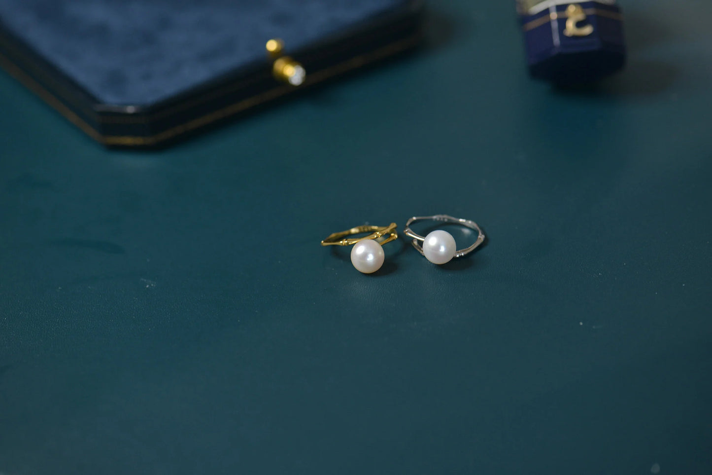 Dainty Sterling Silver Pearl Ring