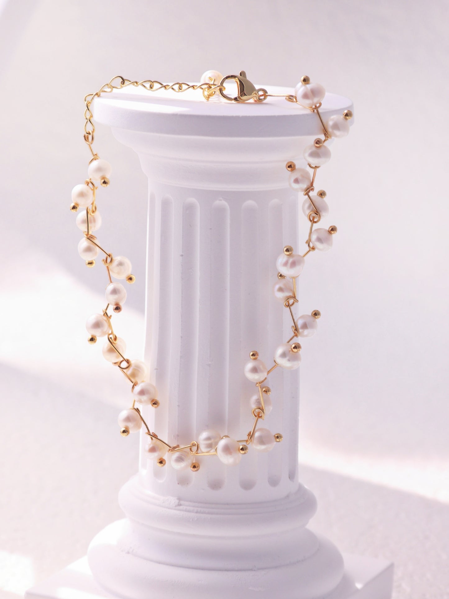 Natural Pearl Vine Branch Bracelet