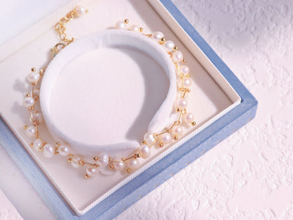 Natural Pearl Vine Branch Bracelet