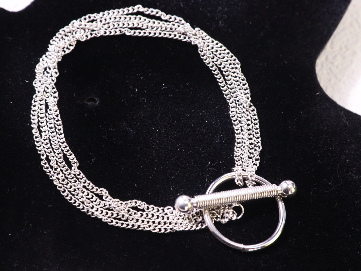 Multi-Strand OT Toggle Chain Bracelet