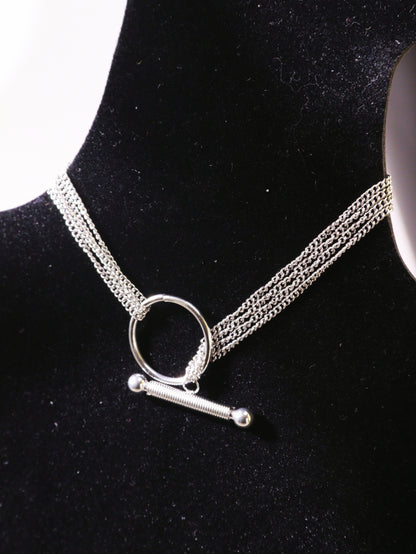 Multi-Strand OT Toggle Chain Bracelet