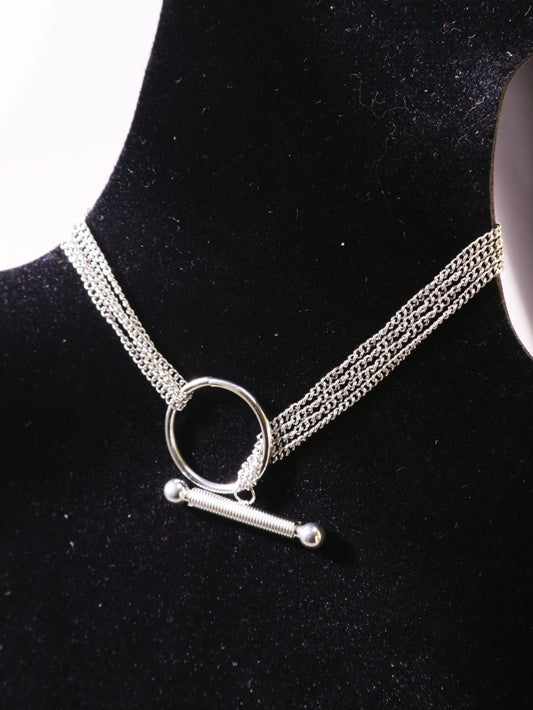 Multi-Strand OT Toggle Chain Bracelet