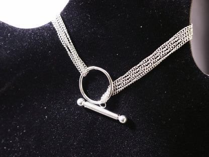 Multi-Strand OT Toggle Chain Bracelet