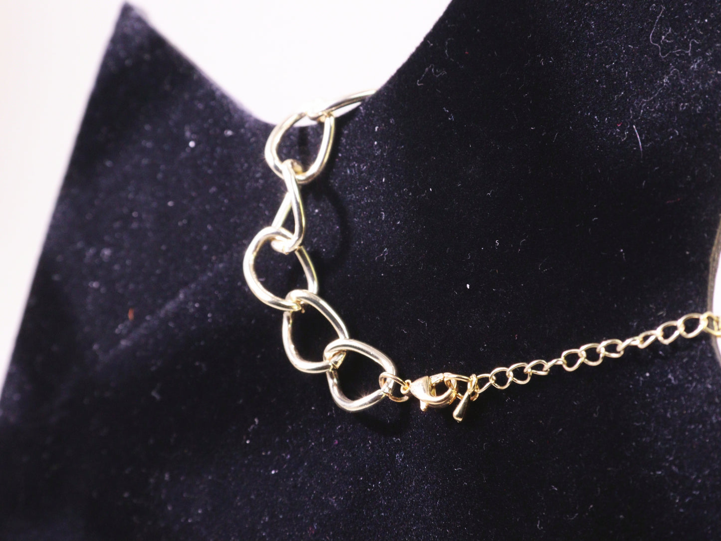Chunky Chain Pearl Pendant Bracelet