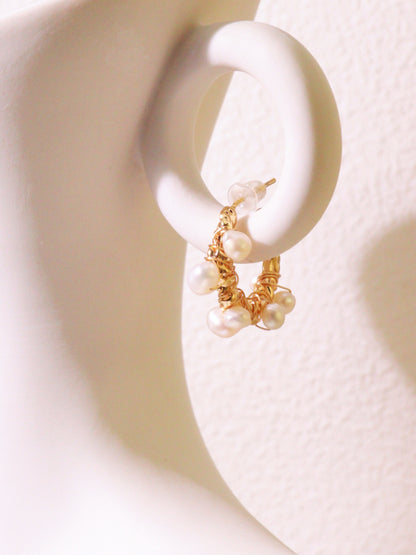 "Good Luck" Starburst & Pearl Necklace Set – Gold Satellite Chain Bridal Jewelry