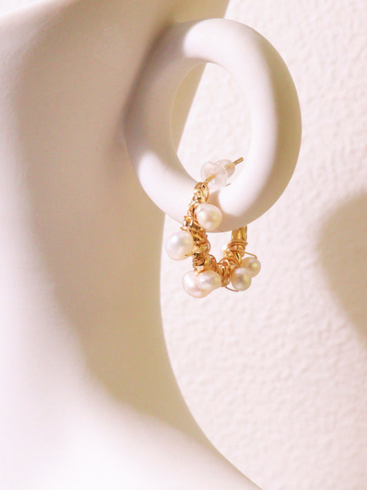 "Good Luck" Starburst & Pearl Necklace Set – Gold Satellite Chain Bridal Jewelry