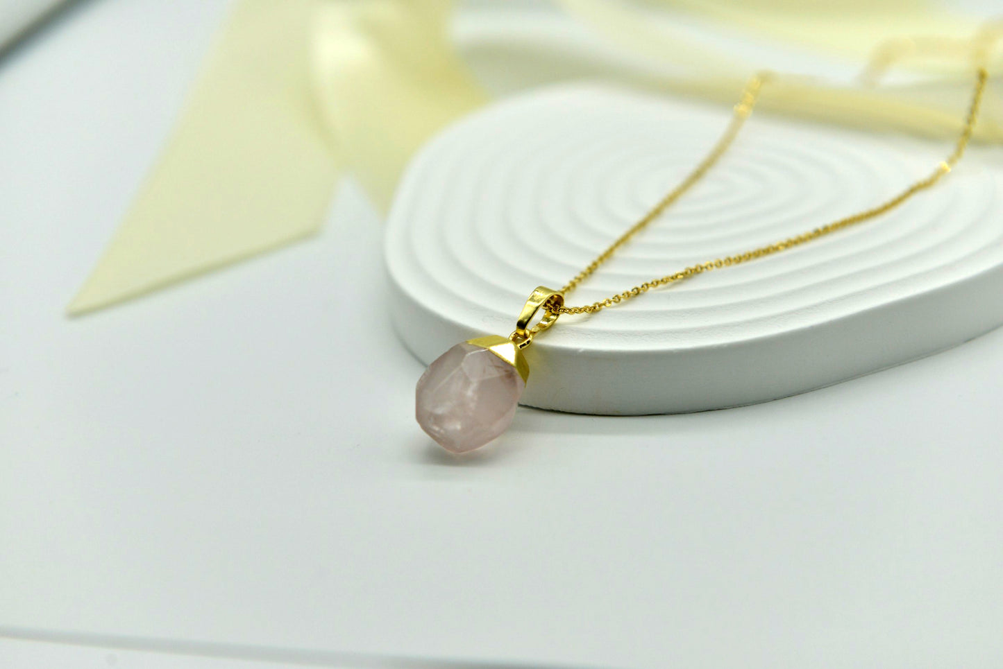 Handmade Natural Raw Gemstone Jewelry/Amethyst Necklace/Rose Quartz jewelry/Aventurine pendent/Botswana Agate /Citrine Pendent Necklace/