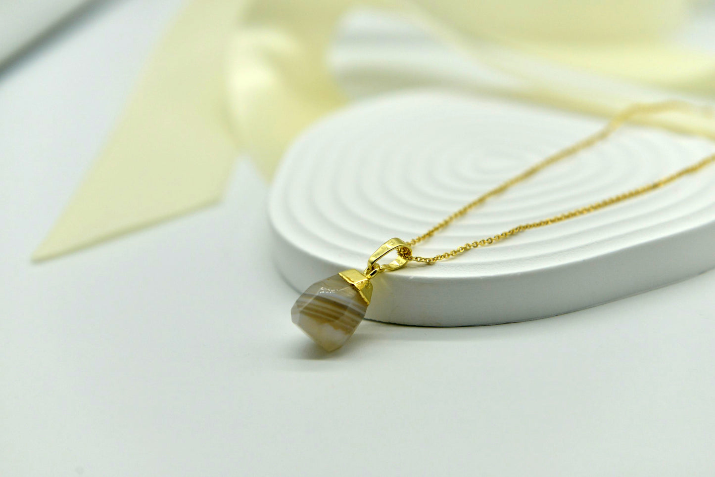 Handmade Natural Raw Gemstone Jewelry/Amethyst Necklace/Rose Quartz jewelry/Aventurine pendent/Botswana Agate /Citrine Pendent Necklace/
