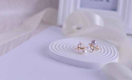 Handmade freshwater Pearl Ring/Shining Star Pearl Ring/925 Silver Ring/AAA pearl/Gift for her/Elegantly Natural Purple Pearl Ring/9mm Pearl