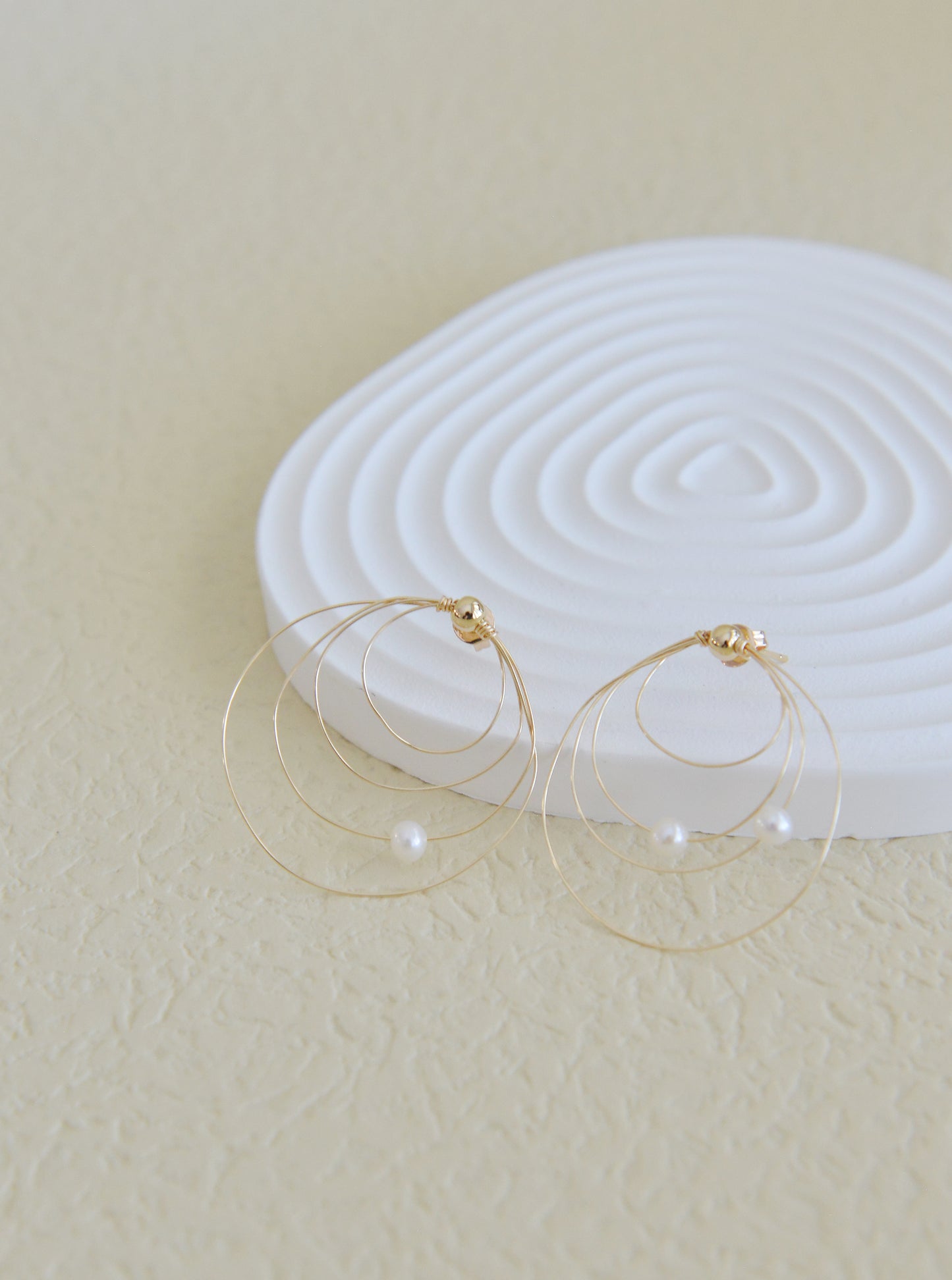 DIY KITS/Handmade Galaxy Pearl Earrings/freshwater Pearl Earrings