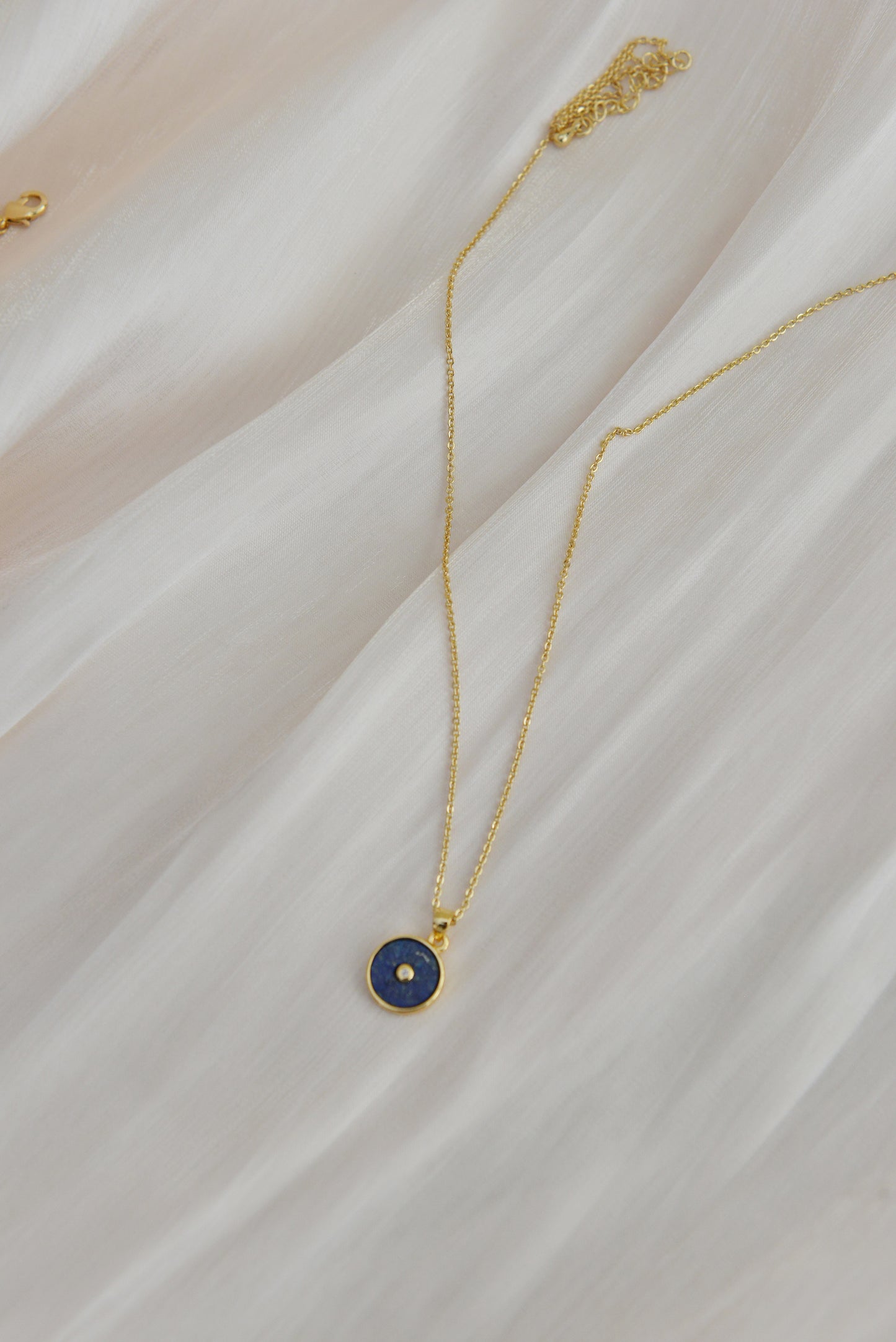 Handmade natural gemstone necklace/amazonite pendent/lapis lazuli pendent necklace