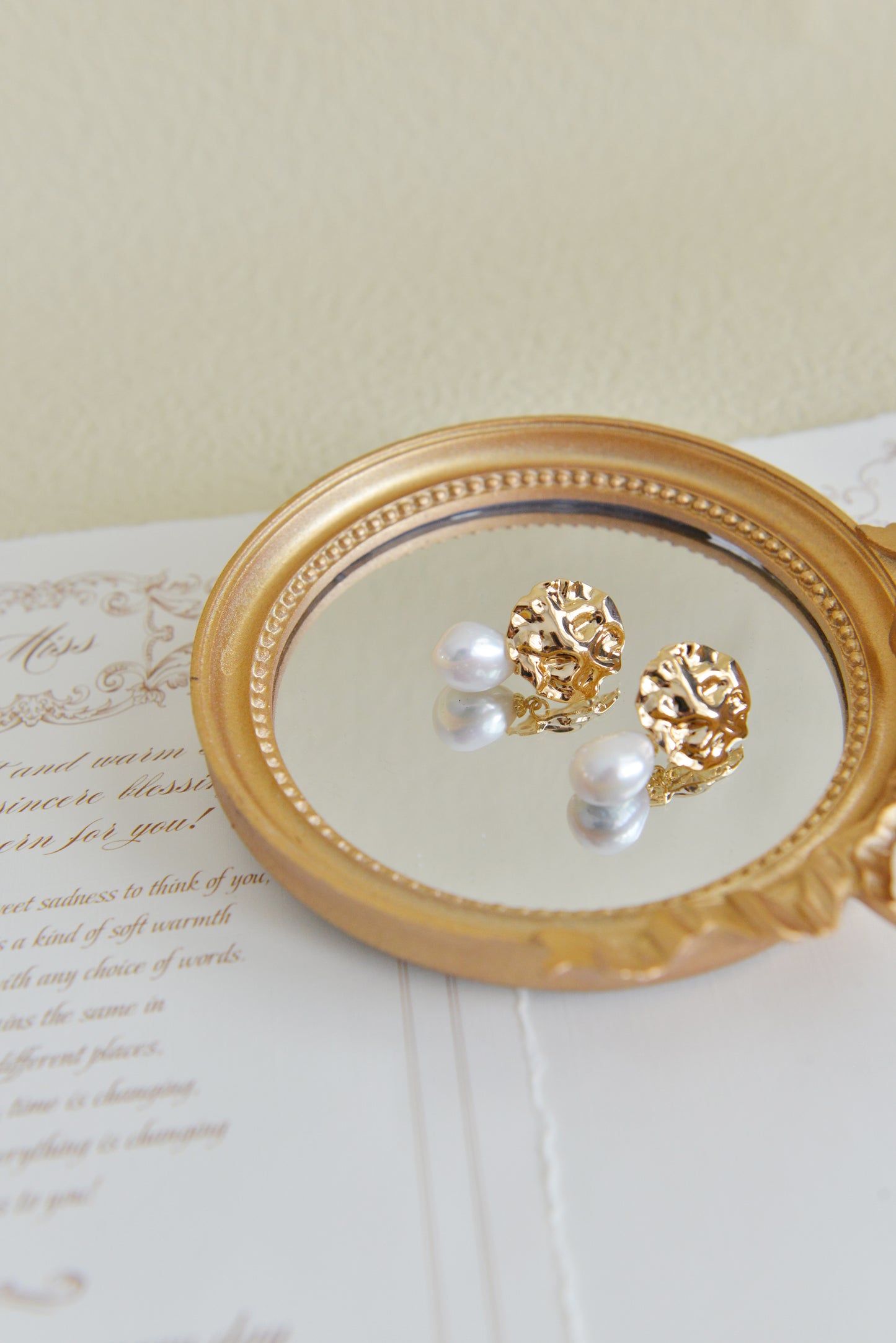 Handmade freshwater pearl Earrings/Natural Baroque Pearl Earrings/14K Gold Filled/wedding earring/real pearl earrings/AAA pearl/Bride choice