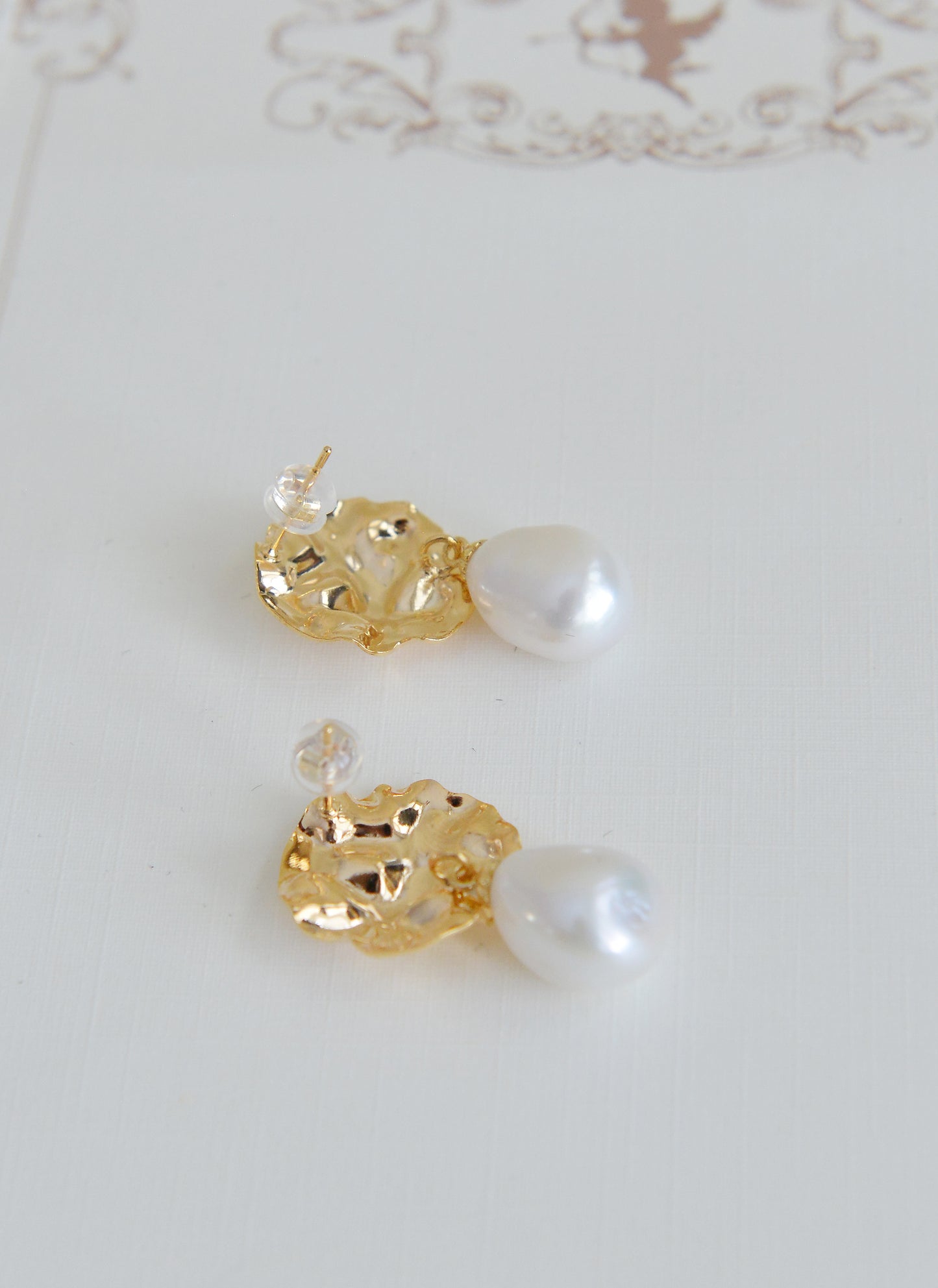 Handmade freshwater pearl Earrings/Natural Baroque Pearl Earrings/14K Gold Filled/wedding earring/real pearl earrings/AAA pearl/Bride choice