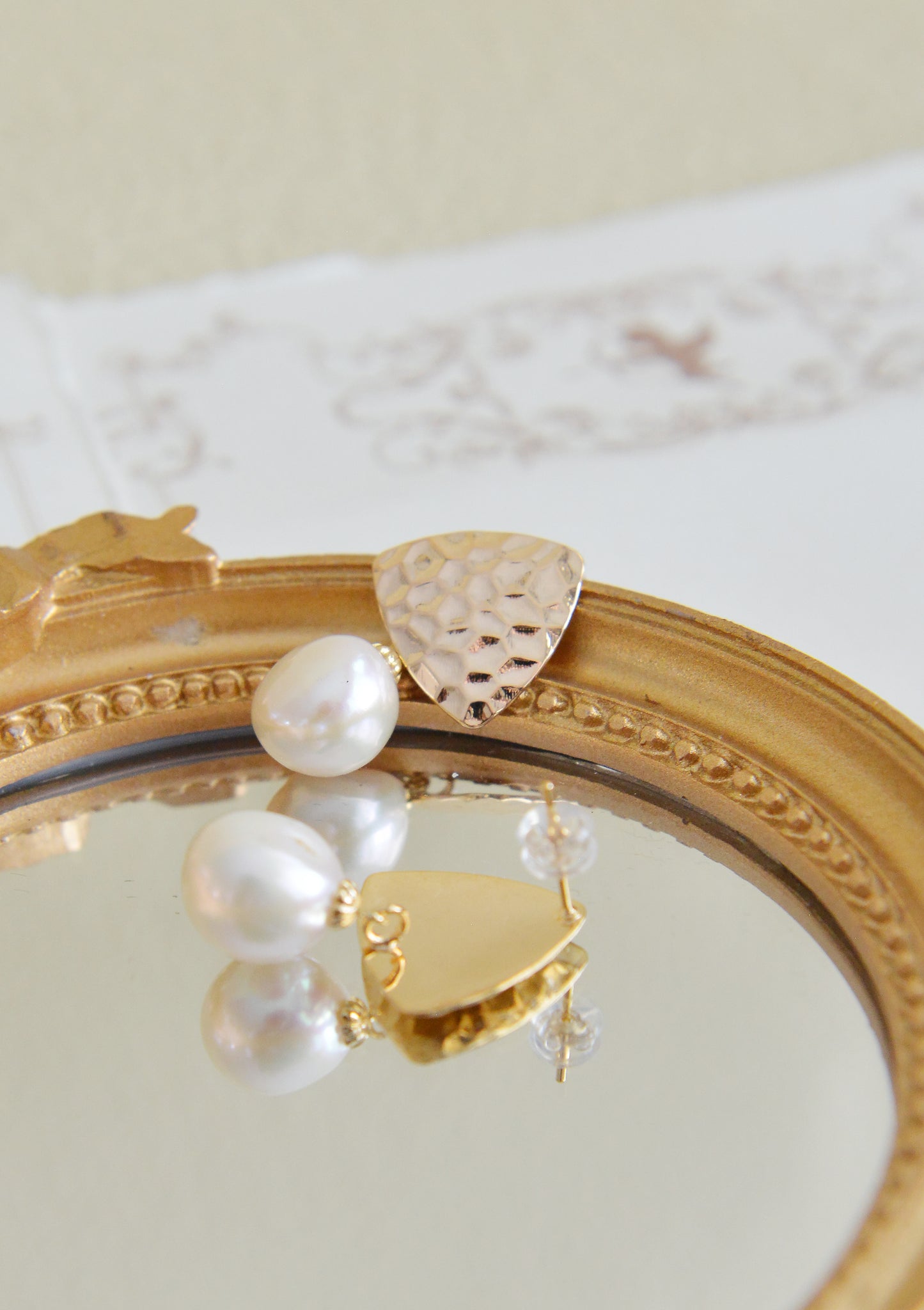 HandmadeHandmade freshwater pearl Earrings/Natural Baroque Pearl Earrings/14K Gold Filled/wedding earring/real pearl earrings/AAAA pearl/Bride choice