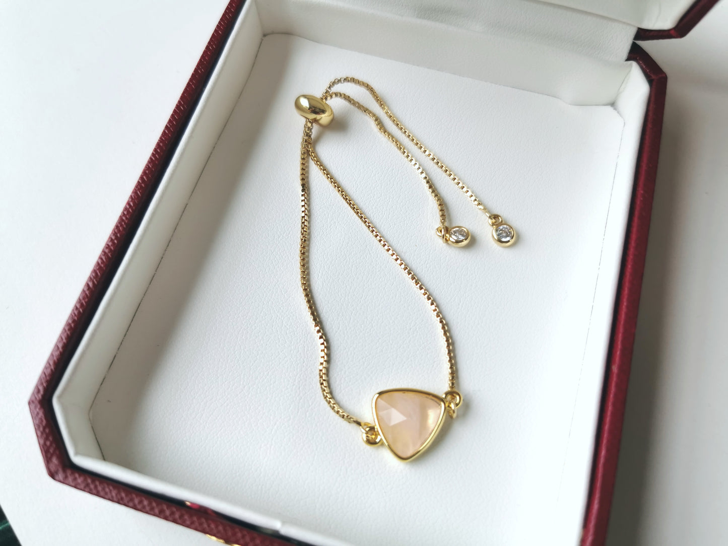Handmade natural gemstone Bracelet, Gold crystal Jewelry, Adjustable Bracelet,  Box Chain Bracelet, Celestial Jewelry, amazonite, malachite