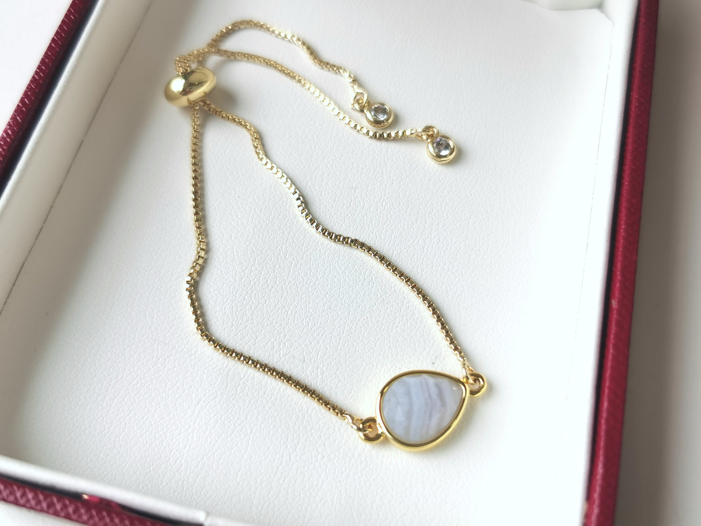 Handmade natural gemstone Bracelet, Gold crystal Jewelry, Adjustable Bracelet,  Box Chain Bracelet, Celestial Jewelry, amazonite, malachite