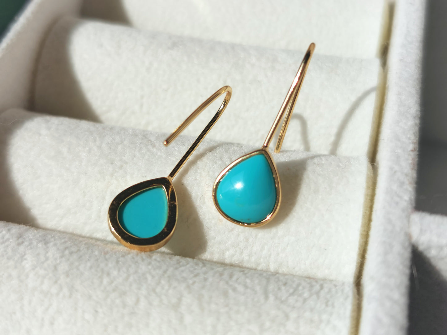 Handmade Turquoise Earrings/ Red Turquoise Earrings,/Pink Opal Earrings/Natural Gemstone/Real Stone/personalized Opal Earring