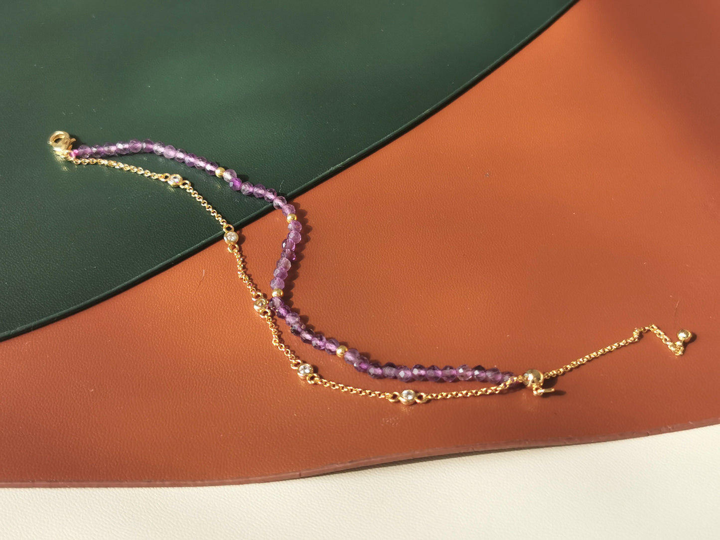 Handmade Natural Gemstone/ Real Crystal Jewelry/Peridot Bracelet/Amethyst Bracelet/Tourmaline Bracelet/Tourmaline Earrings/