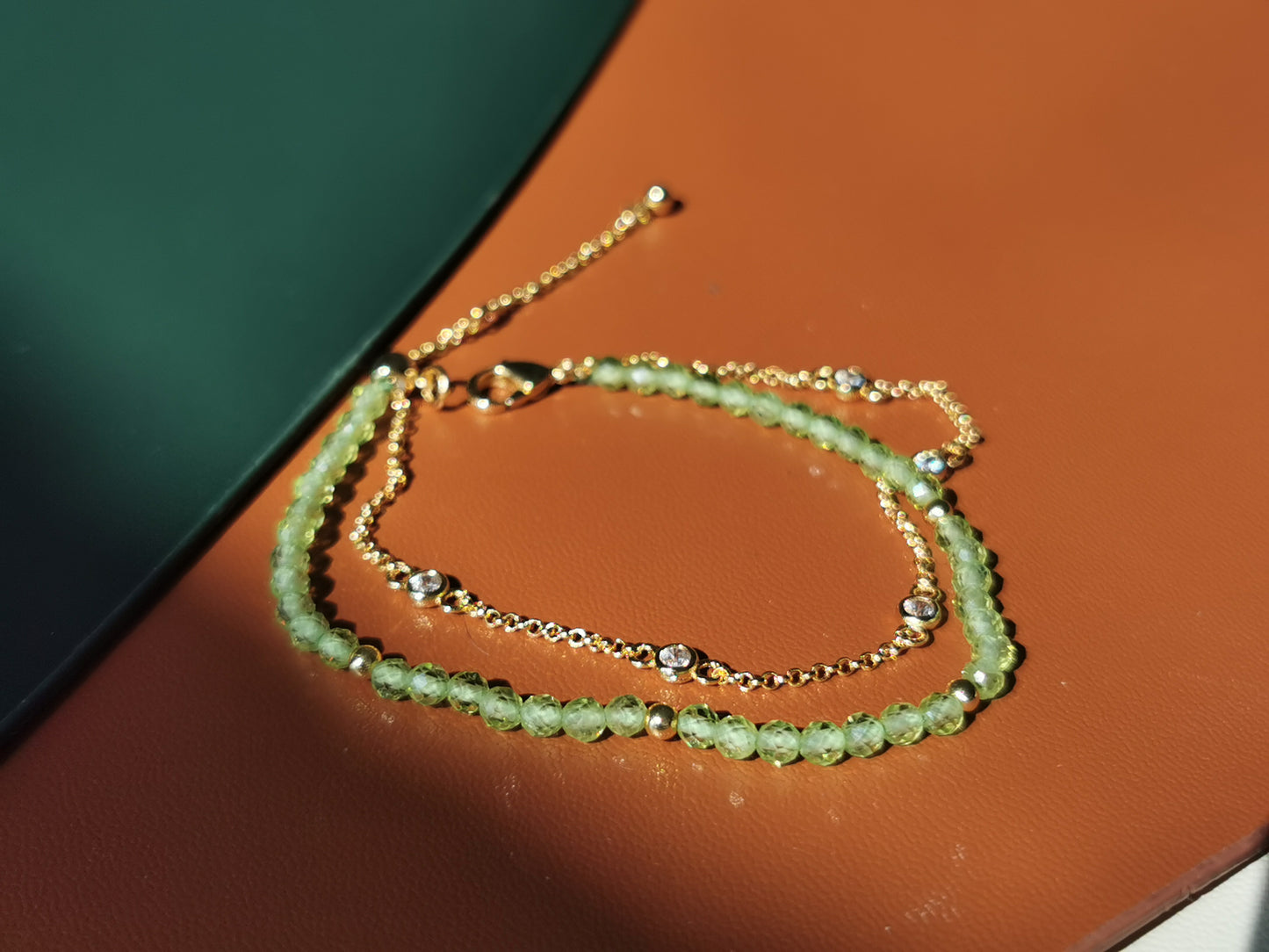 Handmade Natural Gemstone/ Real Crystal Jewelry/Peridot Bracelet/Amethyst Bracelet/Tourmaline Bracelet/Tourmaline Earrings/