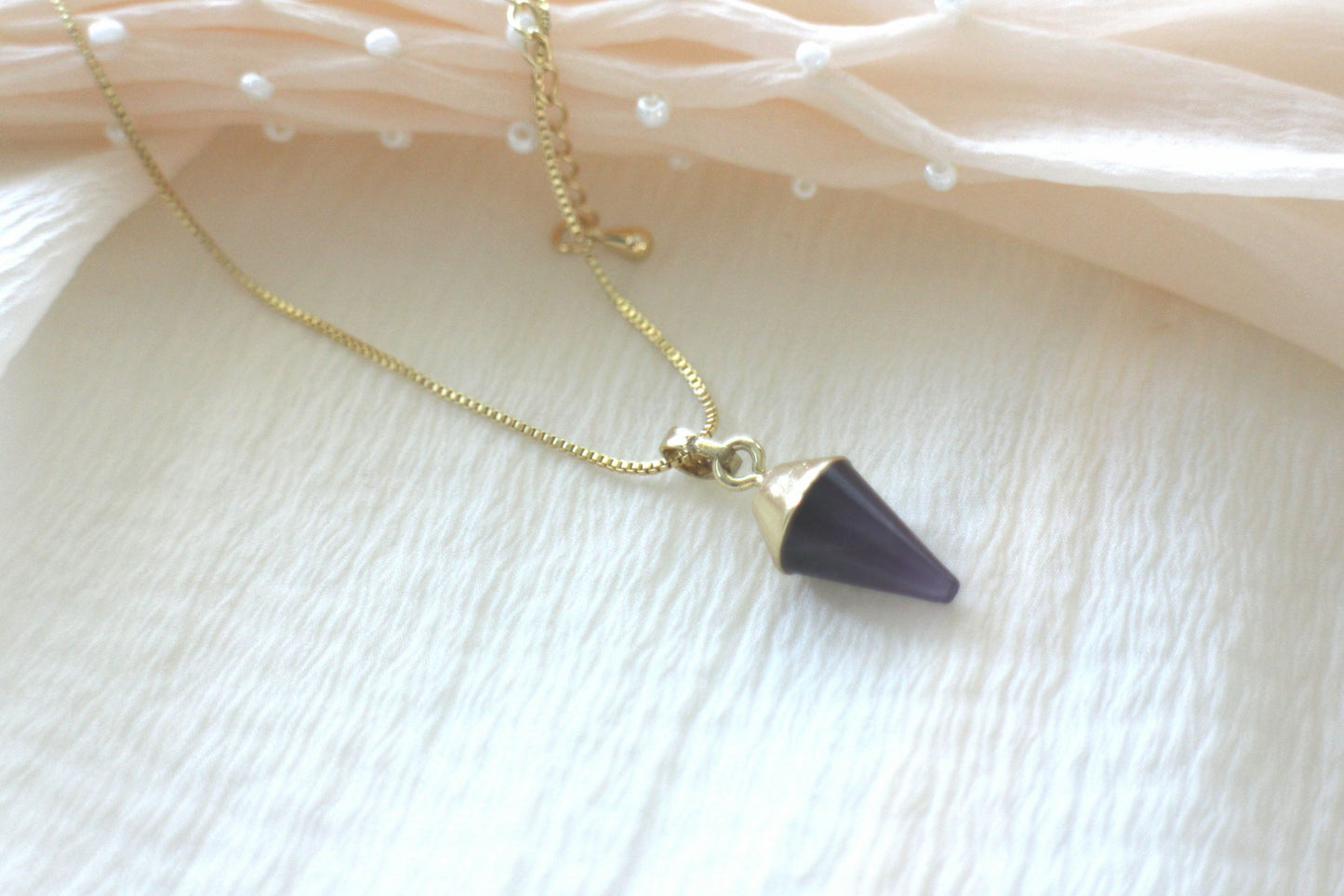 Handmade Natural Gemstone Jewelry/Amethyst Necklace/Amazonite pendent necklace/Rose quartz necklace