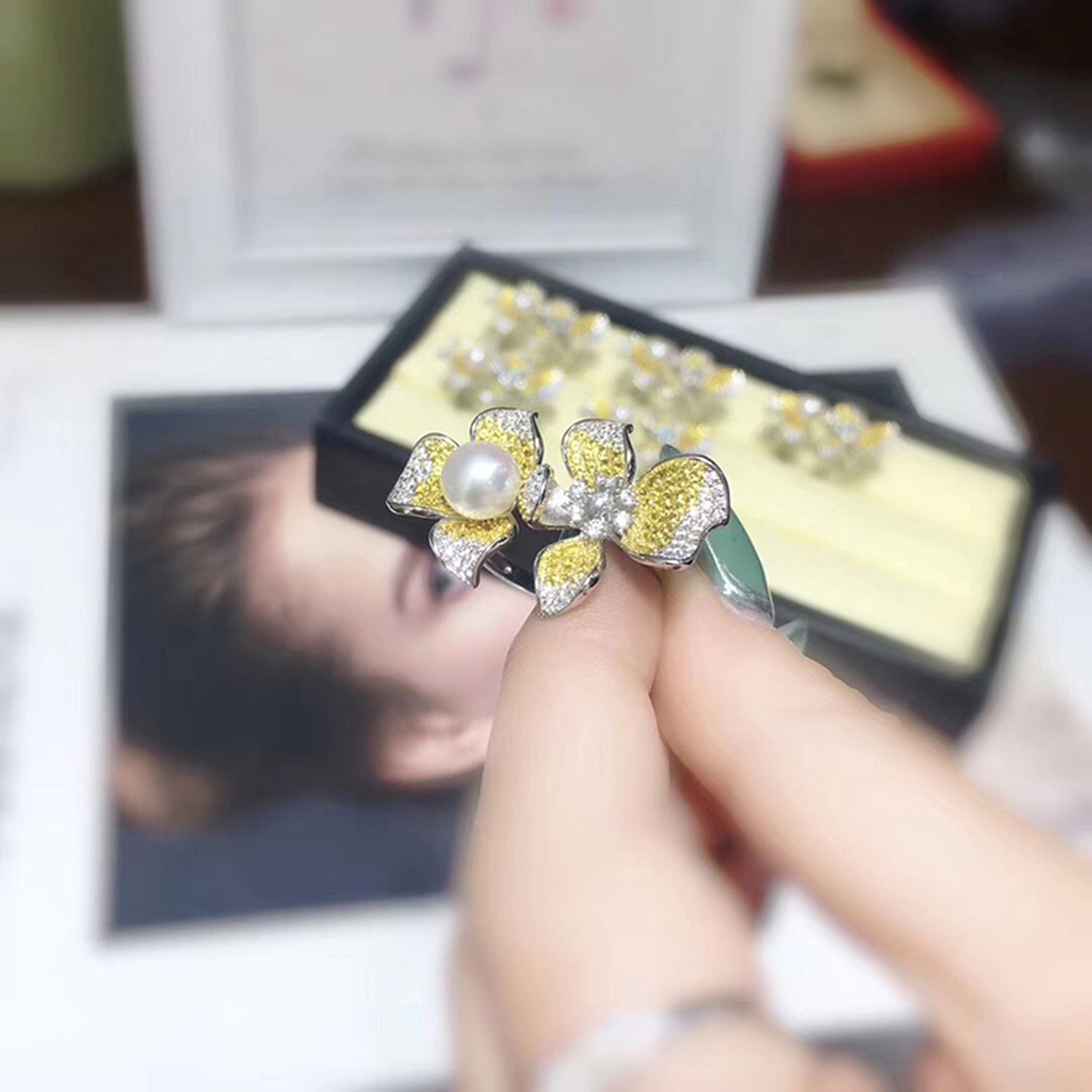 Handmade Pearl Ring